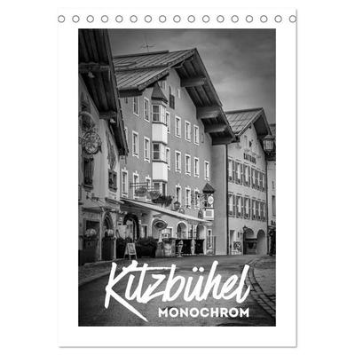 Kitzbühel Monochrom (Tischkalender 2026 DIN A5 hoch), CALVENDO Monatskalender