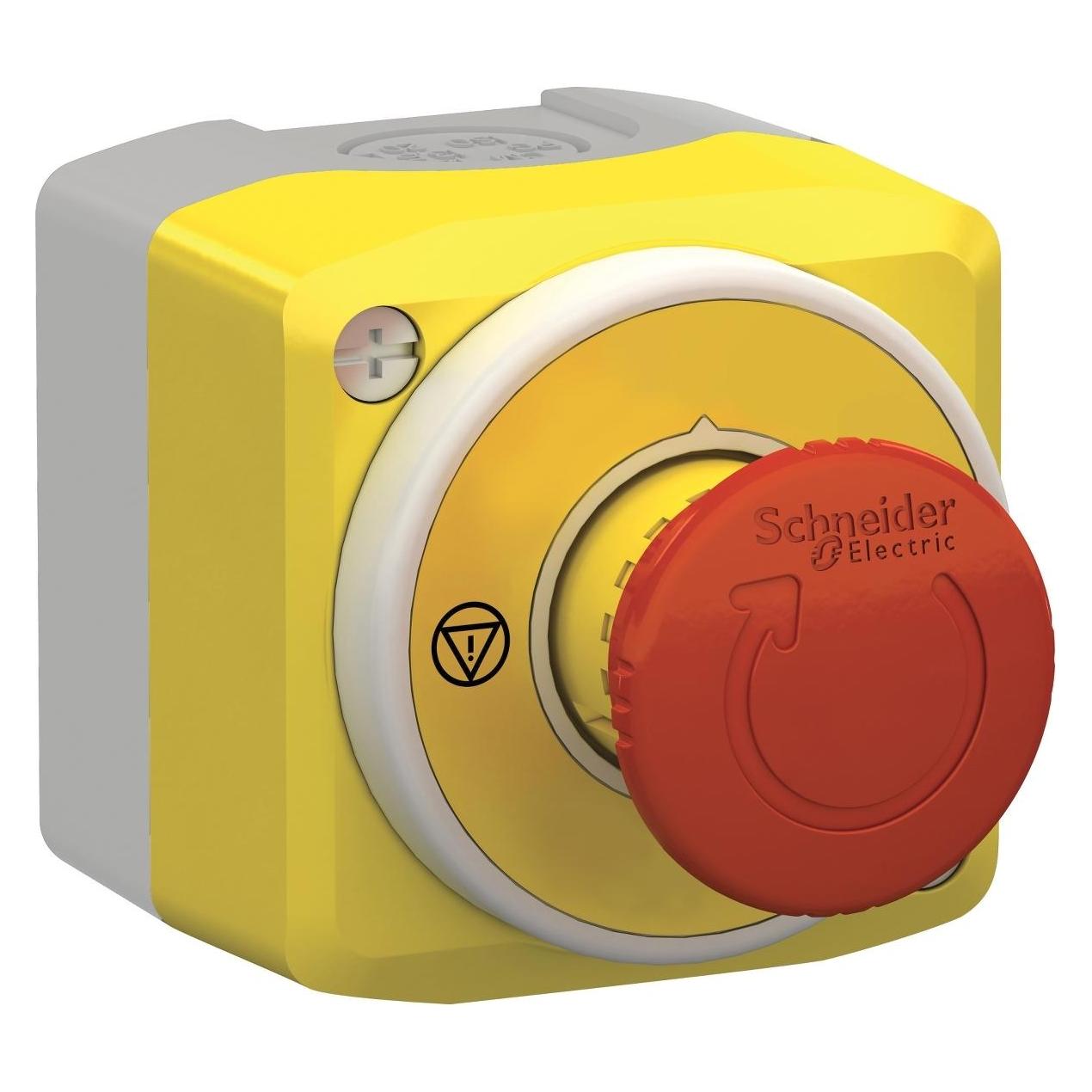 Schneider Electric Beleuchtbarer Not-Aus/Not-Halt im Gehäuse (XALK178W3B140E)