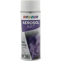 DUPLI-COLOR Buntlackspray AEROSOL Art reinweiß seidenmatt RAL 9010 400 ml Spraydose - 655821