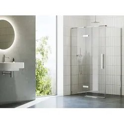 Ravak Rechteckige Duschkabine 120 x 100 cm Cool! X0VVGCA00Z1SET120COPS100