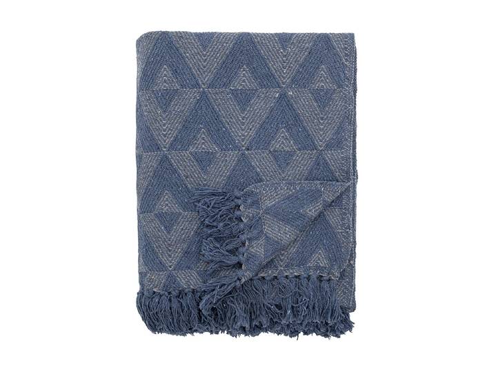 Babydecke BLOOMINGVILLE Udine 130 x 160 cm , blau, B:130cm L:160cm, Baumwolle, Wohndecken, Babydecke