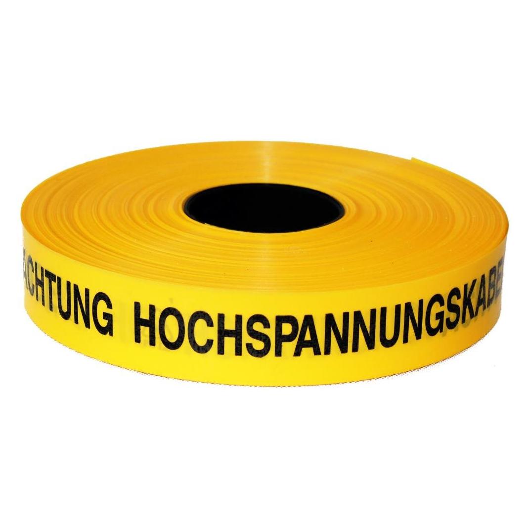 Magni Kelmaplast Trassen-Warnband 250 Meter Achtung Hochspannungskabel (4332163727682)