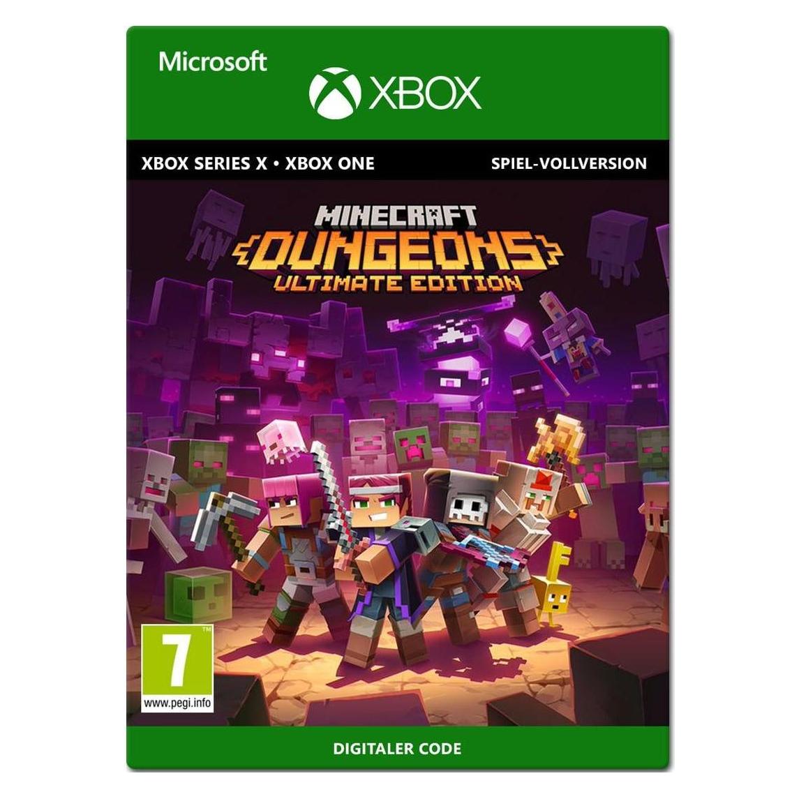 Microsoft Minecraft Dungeons - Ultimate Edition (Xbox One S, Xbox One X, Xbox Series S, Xbox Series X) (G7Q-00123)