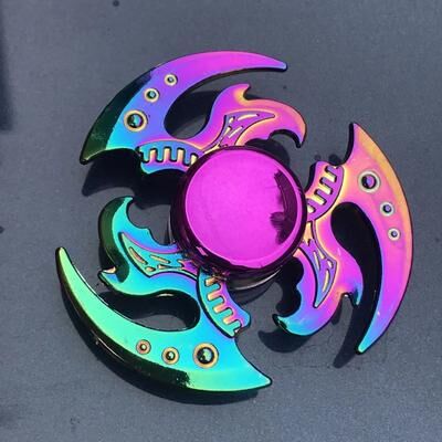 Uplifted Finds Metal Rainbow Gradient Fidget Spinner With Silent Bearing 2