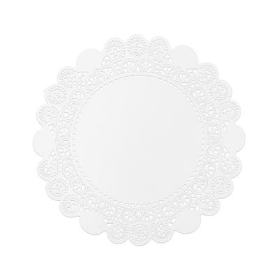 MONOUSO - Rundes Spitzenpapier Weiß "Litos" Ø9cm (2.000 Stück)