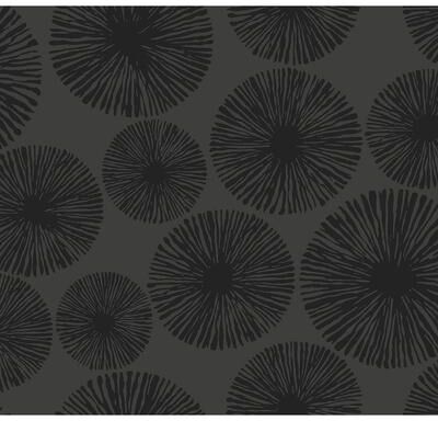 Seabrook Designs Yvette Sunburst Unpasted Wallpaper