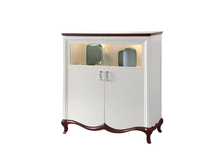 Xlmoebel Vitrine Elegante Glastürvitrine für stilvolle Präsentation und Aufbewahrung (Vitrine) Hergestellt in Europa