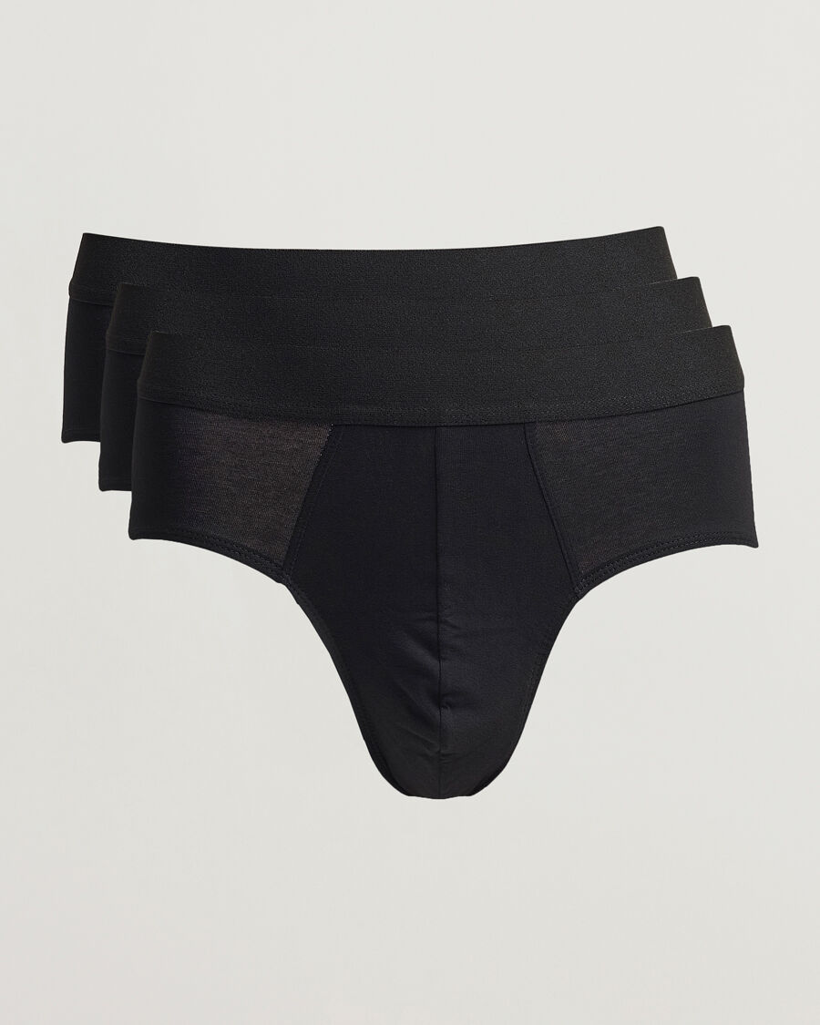 Bread & Boxers 3-Pack Brief Black men XL Sort