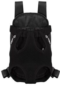 Multisell Products Hub Double Shoulder Breathable Portable Travel Pet Backpack Carrier For Small Dogs & Cats black m