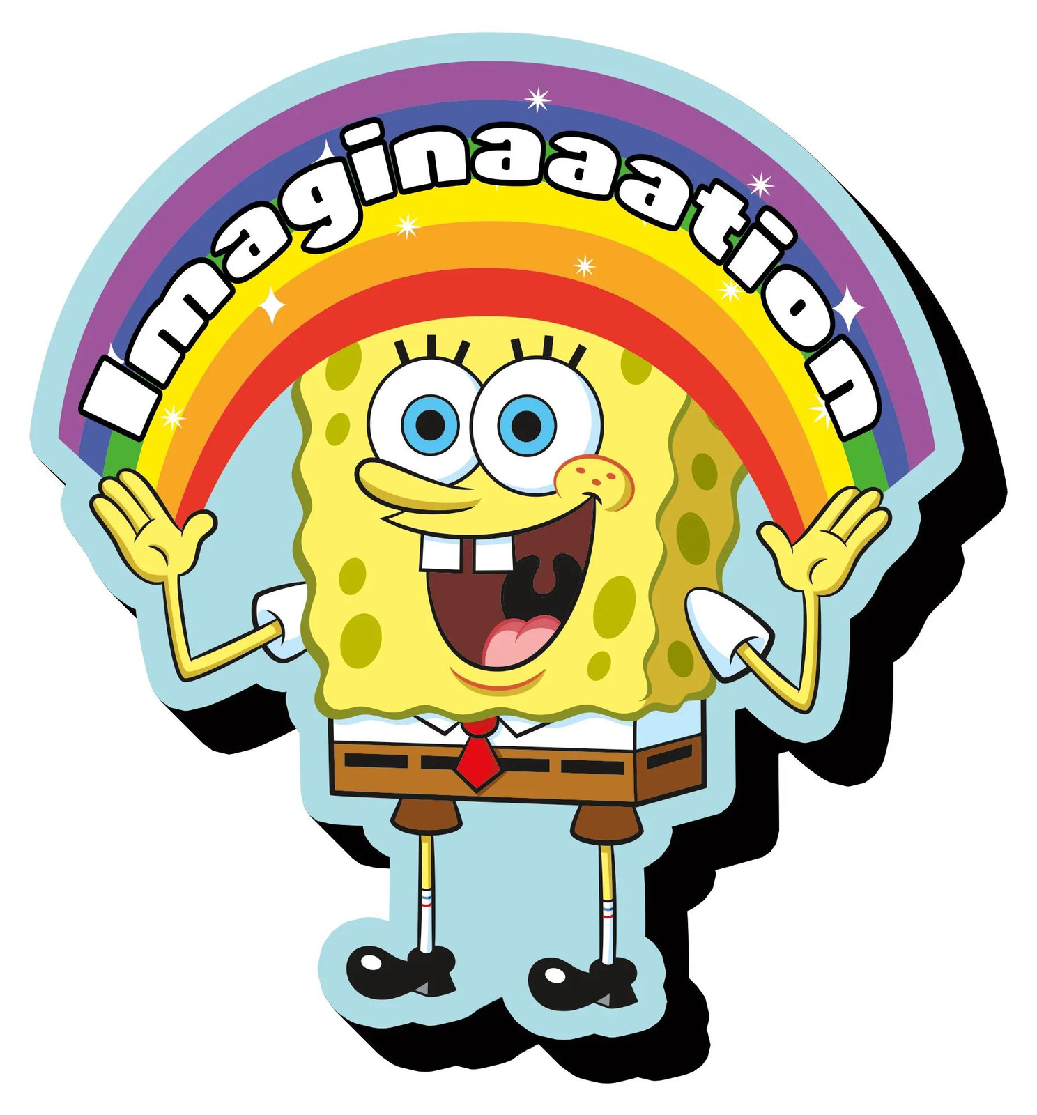 Spongebob Squarepants Verbeelding Grote Magneet