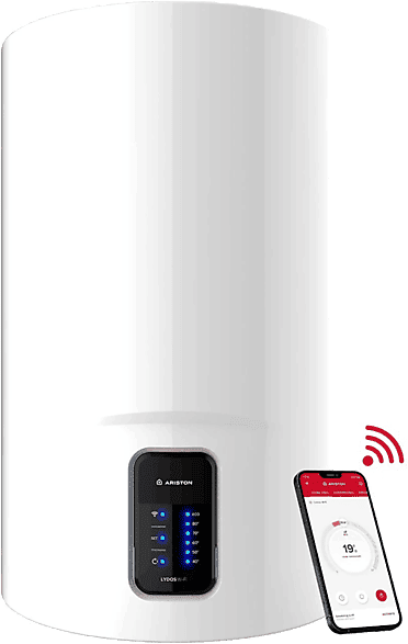 Termo eléctrico - Ariston Lydos, Capacidad 50 l, V 1.5K EU, WiFi, Blanco