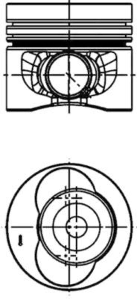 Piston KOLBENSCHMIDT 40683600