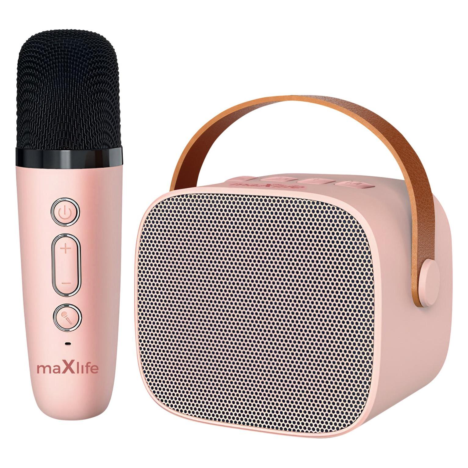Maxlife Bluetooth Karaoke Lautsprecher MXKS-100 rosa (OEM0200496)