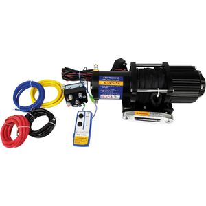 Berger&Schröter Seilwinde 31766, 12 V, 3150kg max. Zugkraft, Synthetikseil 15m