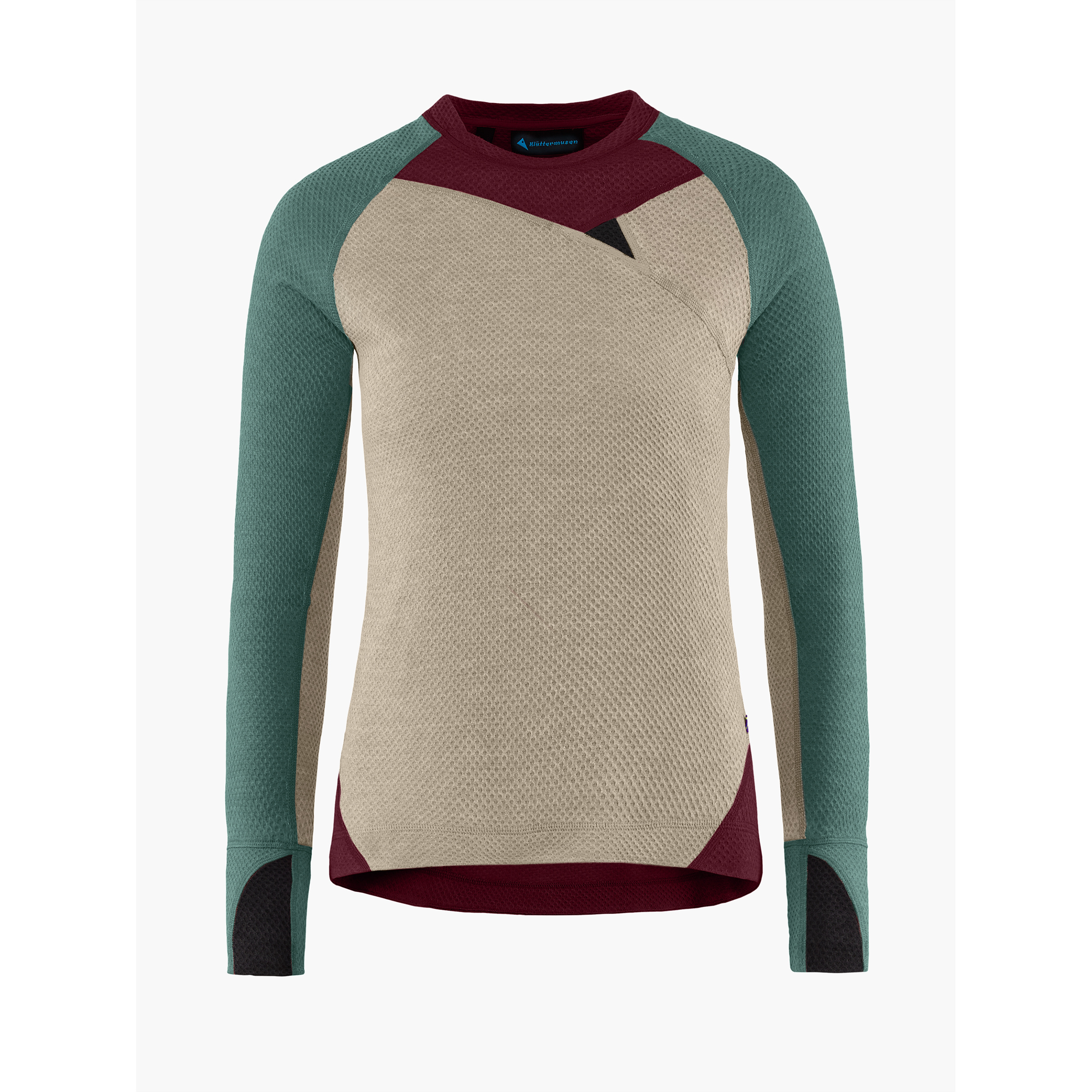 Klättermusen Huge Crew Damen Pullover grau Größe M Elastisch