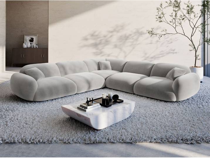 Ecksofa Alcazar L-Form aus Stoff