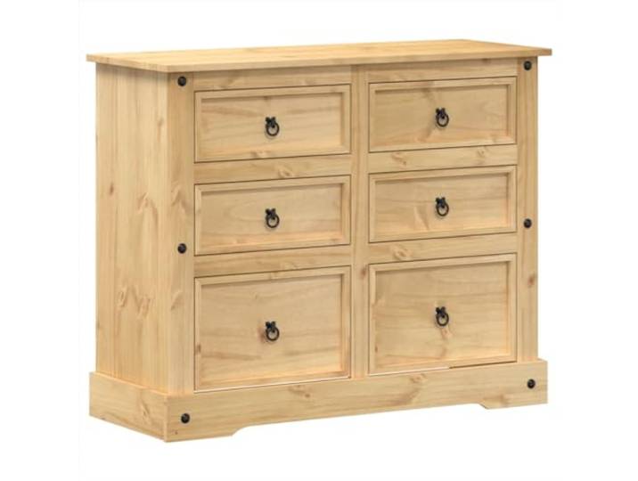vidaXL Kommode Corona 110x43x91 cm Massivholz Kiefer