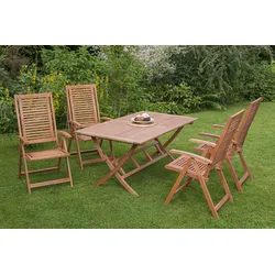 Merxx Cordoba Set 5tlg. Klapptisch