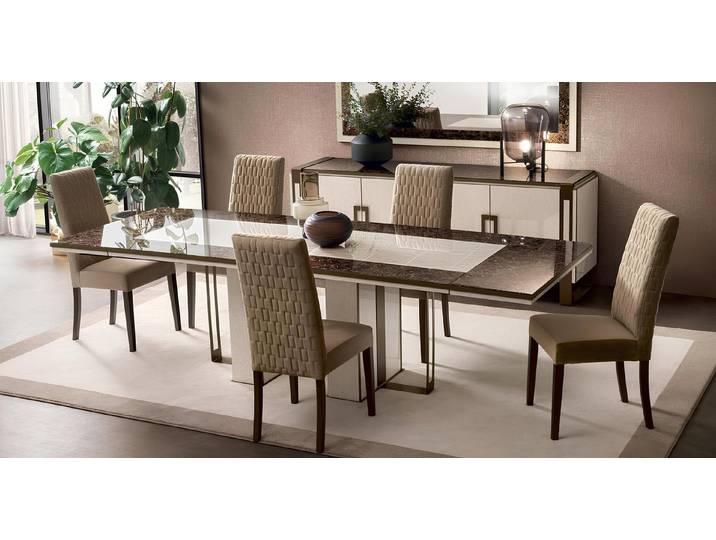 Xlmoebel Esstisch Holztisch Garnitur für Esszimmer 200x102/280cm Design (Holztisch Garnitur, 1-St., 200/280 x 102 x 77 cm), Made in Europa