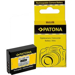 Patona Akku Ricoh DB-120 GR IV (Kamera Akku), Kamera Stromversorgung, Schwarz