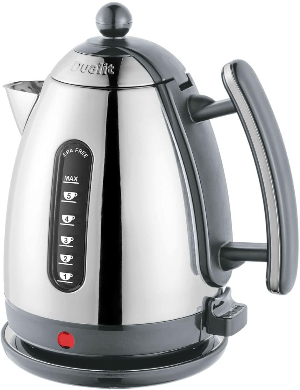 Dualit Lite Jug Kettle & 2 Slice Toaster Set - Polished Grey