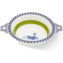 Bird Patterned Schale 17 cm, grün