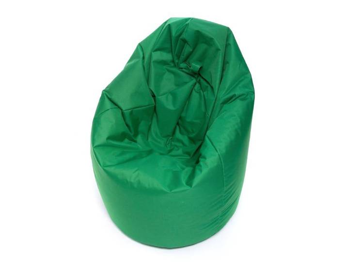 Sako Pouf Poire Extérieur Pouf Chambre Enfant Tissu Imperméable Fauteuil XL 85x135cm Vert Vert Nc20 Ecopuf