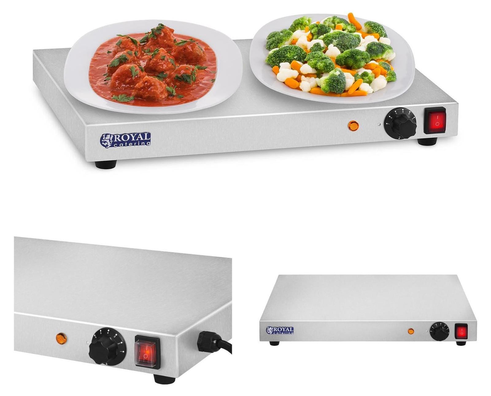 Royal Catering Elektrische warmhoudplaat 250W