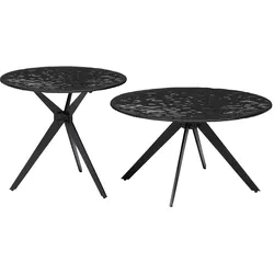 Couchtisch Conti Schwarz, 2er Set