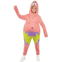 Metamorph Spongebob Schwammkopf – Patrick Kostüm für Kinder (110, 116)