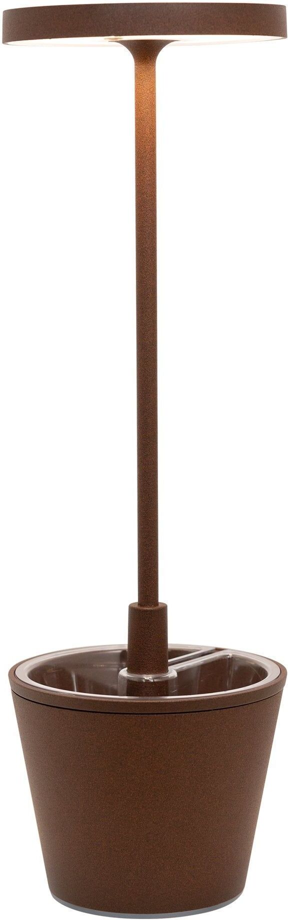 Zafferano Lampada da tavolo 35 x 11 cm Poldina Reverso Corten