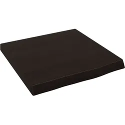 vidaXL Wandregal Dunkelbraun 40x40x(2-4) cm Massivholz Eiche Behandelt