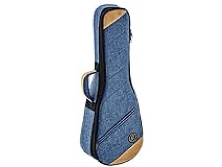 Ortega Guitars Soft Case pour Ukulélé - Case pour Ukulélé Ténor - Hauteur 67,5 cm - Largeur 23 cm - Coton / Toile, Bleu (OSOCAUK-TE-OC)