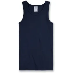 Sanetta Jungen Unterhemd - Tank Top, Basic, Cotton, einfarbig Dunkelblau / 176 (14 Years)