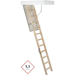 Minka Dachbodentreppe McStep Thermo 33 zur Selbstmontage 140x70cm Raumhöhe 280cm