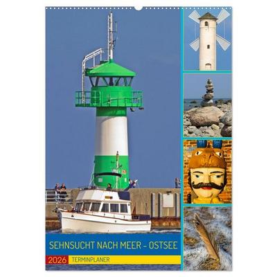 Sehnsucht nach Meer - Ostsee (Wandkalender 2026 DIN A2 hoch), CALVENDO Monatskalender