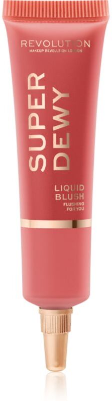 Revolution Superdewy liquid blusher shade Flushing For You 15 ml