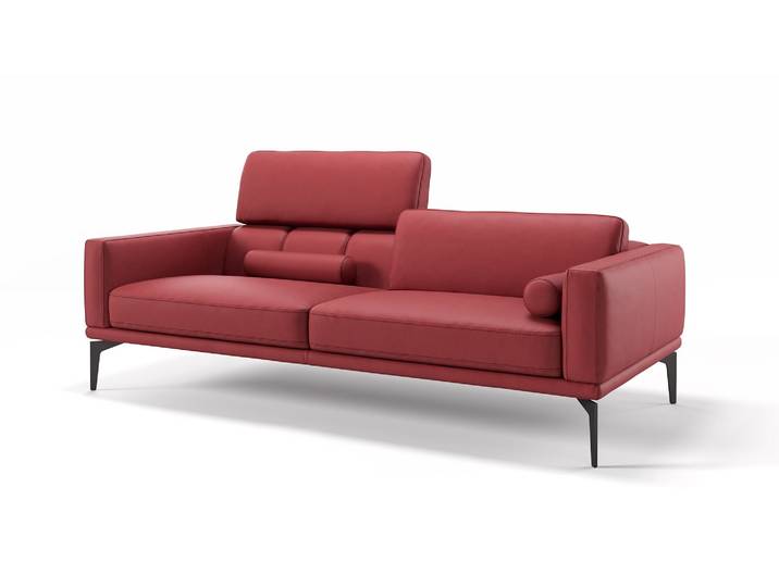 Designer Couch 3-Sitzer SALERNO Leder Sofa Ledercouch