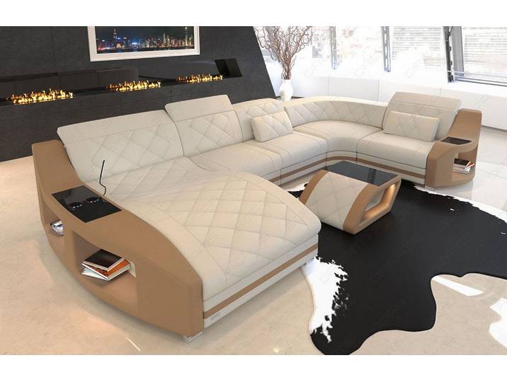 Couchlandschaft Swing U-Form in Stoff