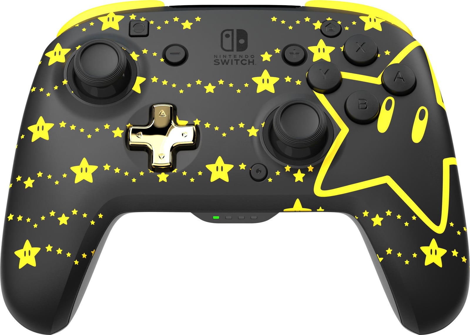 PDP Rematch GLOW Draadloze Controller voor Nintendo Switch - Sterrenmotief
