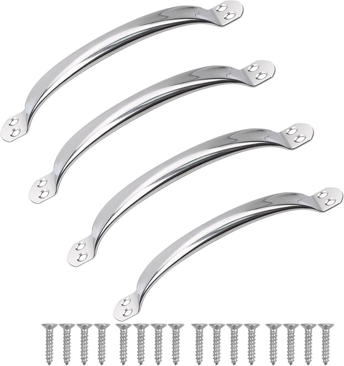 Kast Deurgrepen RVS 4 stuks - Moderne Meubelgrepen voor Keuken en Ladekasten