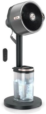 Shark FlexBreeze 36.77 in. H 5 speed Oscillating Tabletop Misting Fan Remote Control
