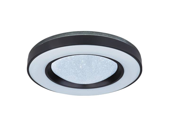 Novel Led-Deckenleuchte, Opal, Metall, Kunststoff, Uni, 380 mm, rund, F, 11 cm, Farbwechsler, Sternenhimmel, Smartphone-Steuerung, Farbtemperaturwechsler, Lampen & Leuchten, Innenbeleuchtung, Deckenlampe, Deckenlampen