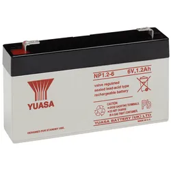 YU NP1,2-6 - Blei-Vlies-Akku, 6 V, 1,2 Ah