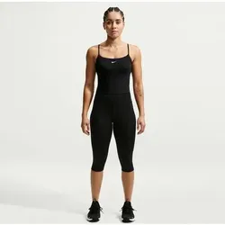 NIKE Damen Shirt ONE BRA, Größe M in Schwarz Schwarz