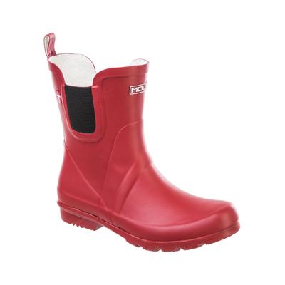 Gummistiefel MOLS "Suburbs", Damen, Gr. 36, rot, Gummi, Schuhe Gummistiefel, mit wasserdichter Funktion