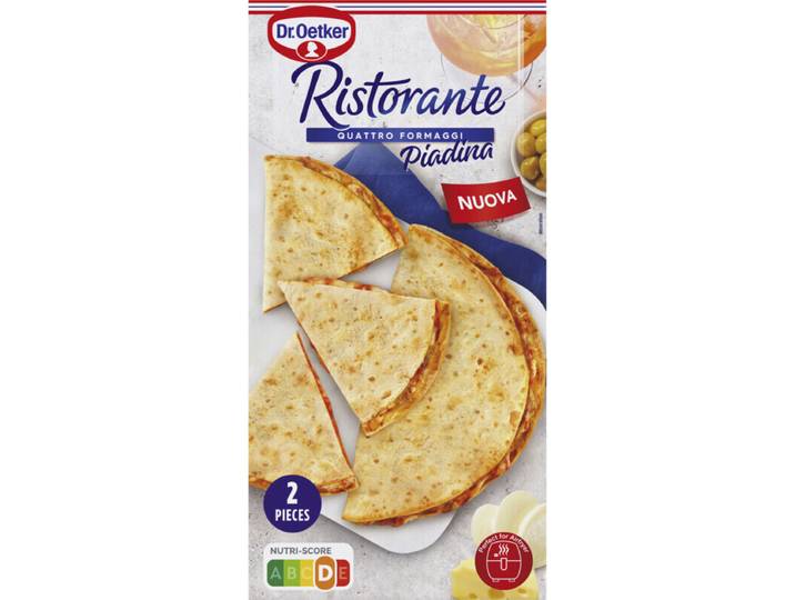 Dr. Oetker Ristorante Piadina Quattro Formaggi platbrood - 2 stuks