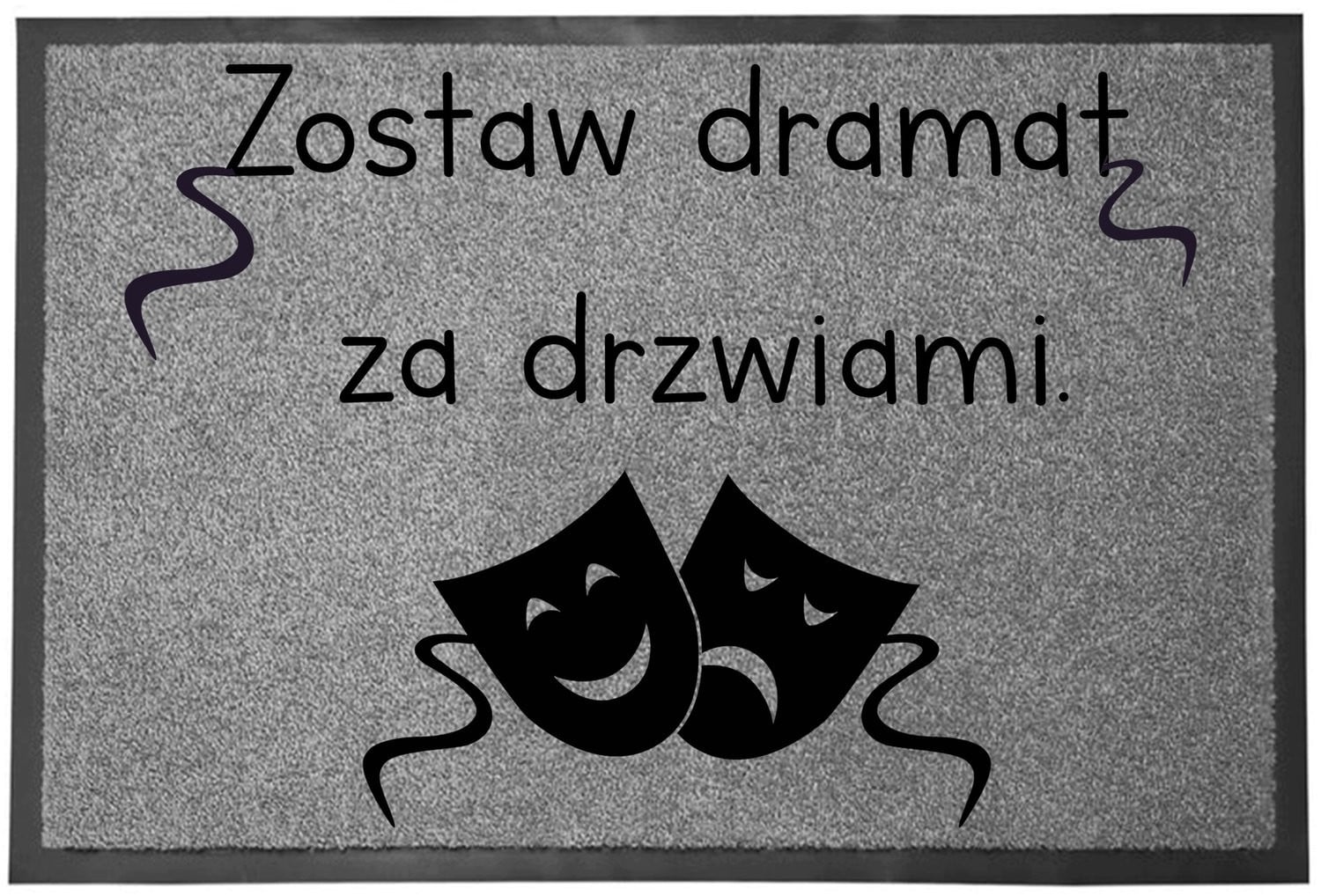 Grijs Deurmat 40 x 60 cm