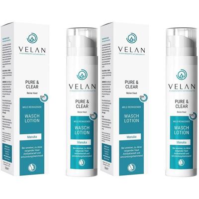 Velan pure & clear Waschlotion reine Haut 2x 2x100 ml Lotion