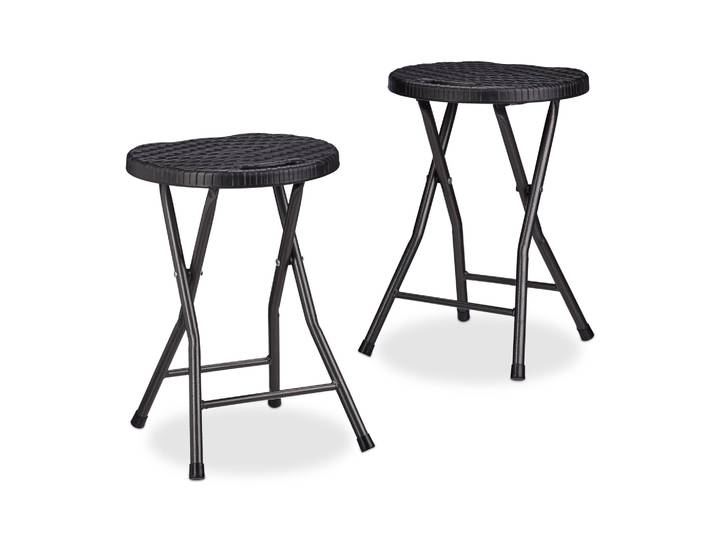 Klapphocker BASTIAN Schwarz